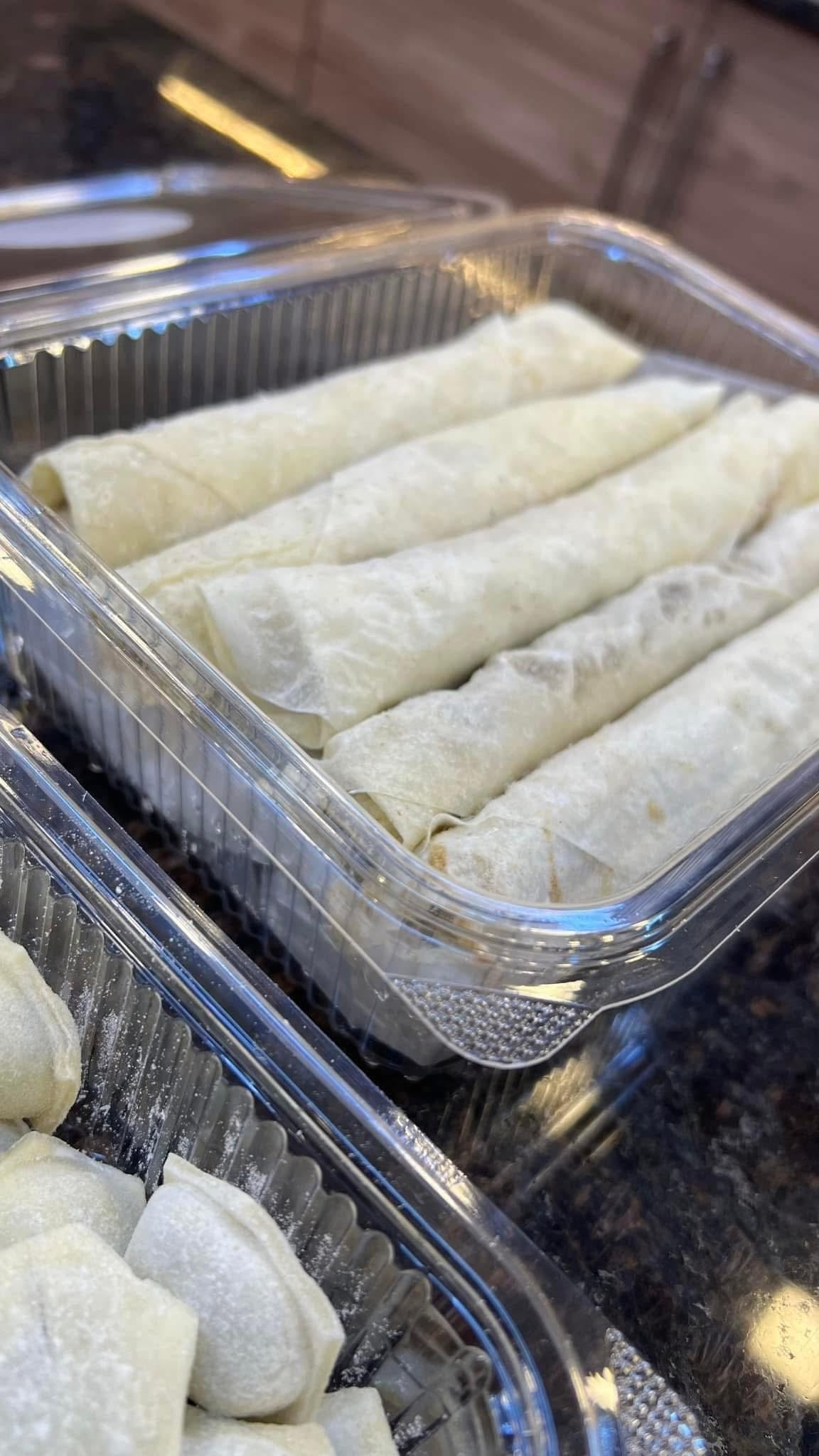Musakhan-Style Phyllo Rolls Stuffed with Chicken & Onion