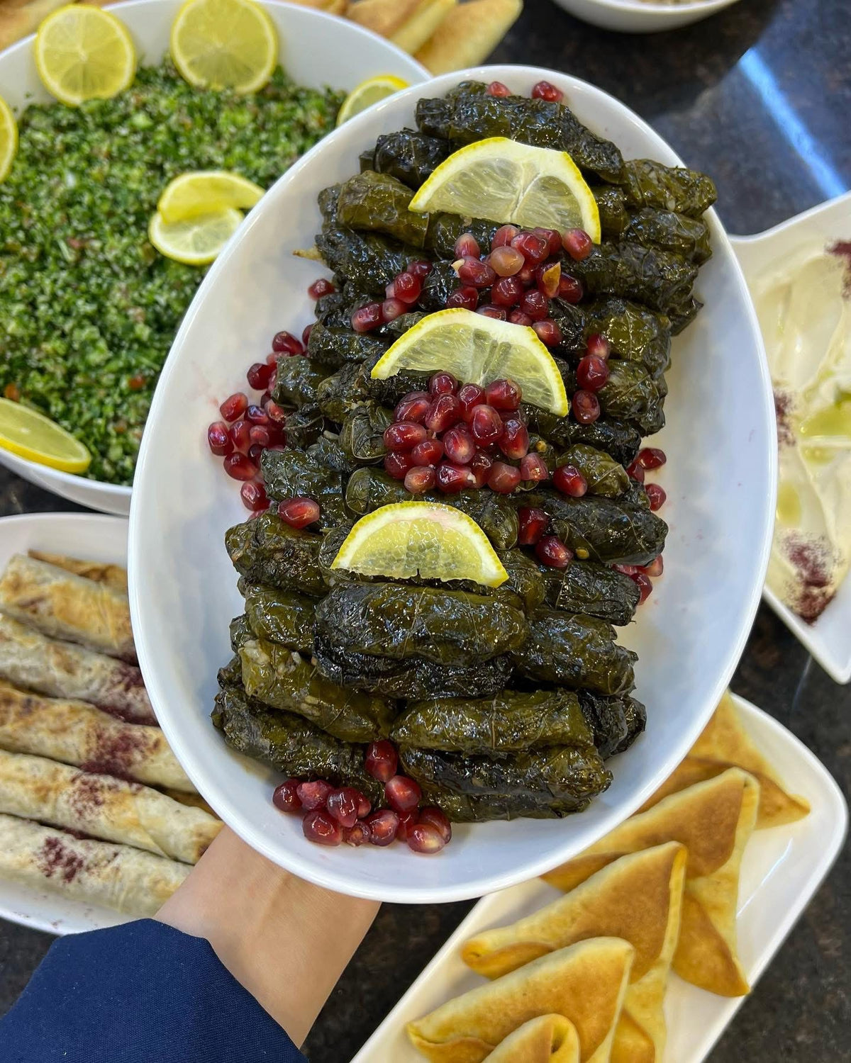 Yalanji Stuffed with Vegetables & Olive Oil
